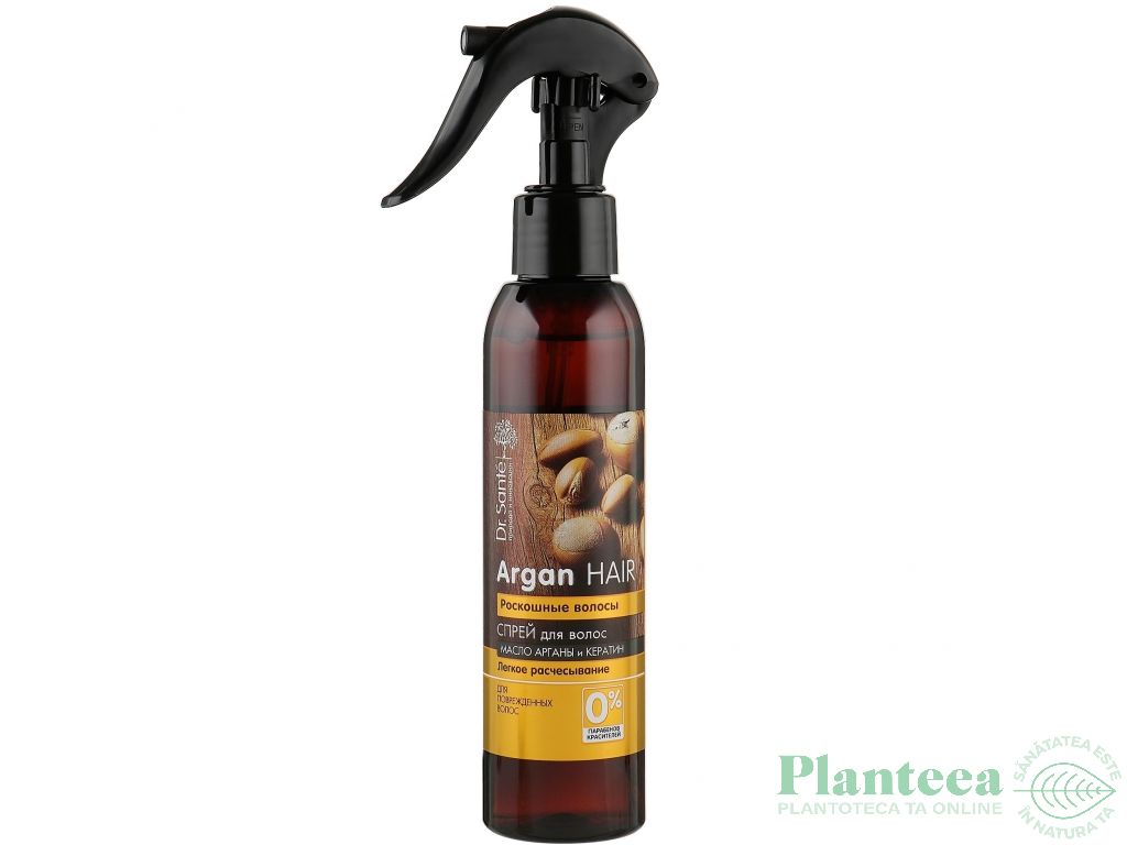 Spray par deteriorat regenerant ulei argan cheratina 150ml - DR SANTE