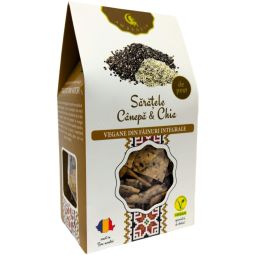 Saratele vegane integrale canepa chia 107g - AMBROZIA