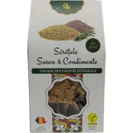 Saratele vegane integrale susan condimente 107g - AMBROZIA