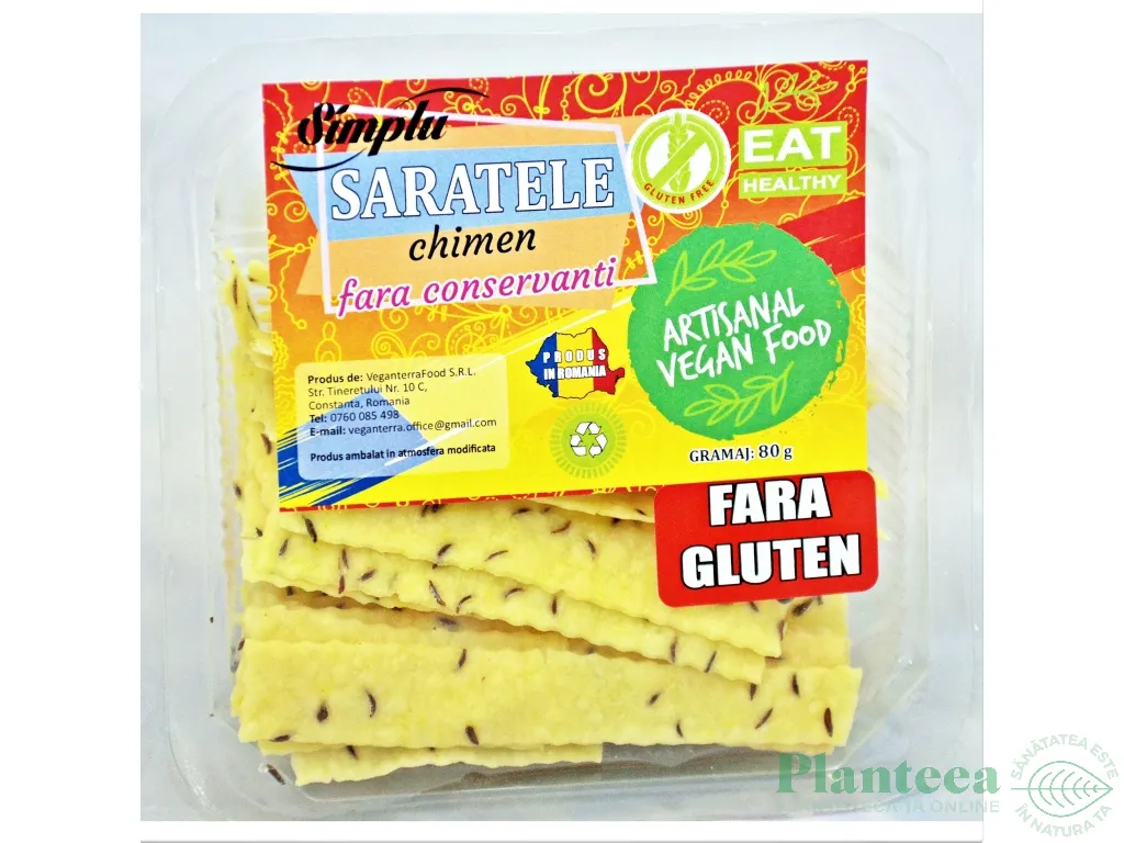 Saratele chimen fara gluten 80g - SIMPLU