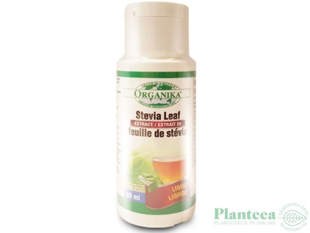 Stevie indulcitor lichid 60ml - ORGANIKA HEALTH