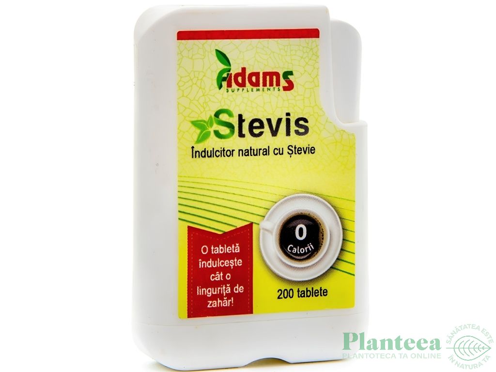 Stevie indulcitor tablete Stevis 200b - ADAMS