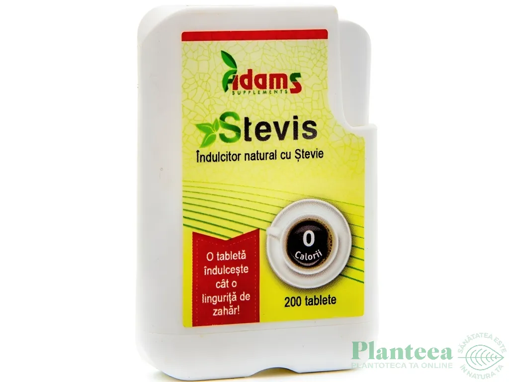Stevie indulcitor tablete Stevis 200b - ADAMS