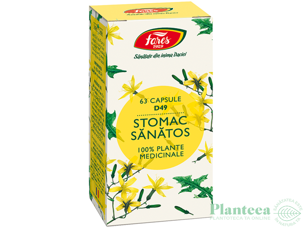 Stomac sanatos 63cps - FARES