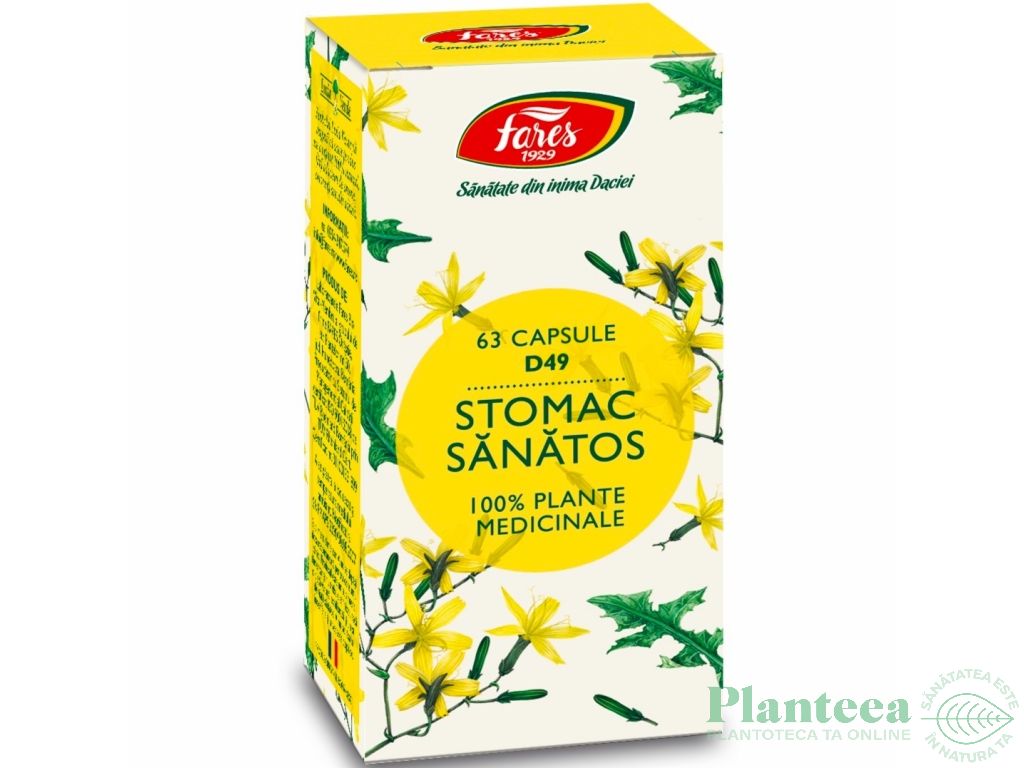 Stomac sanatos 63cps - FARES