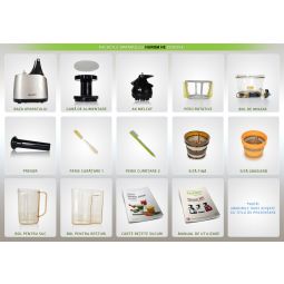 Storcator electric presare la rece HE gri 1b - HUROM