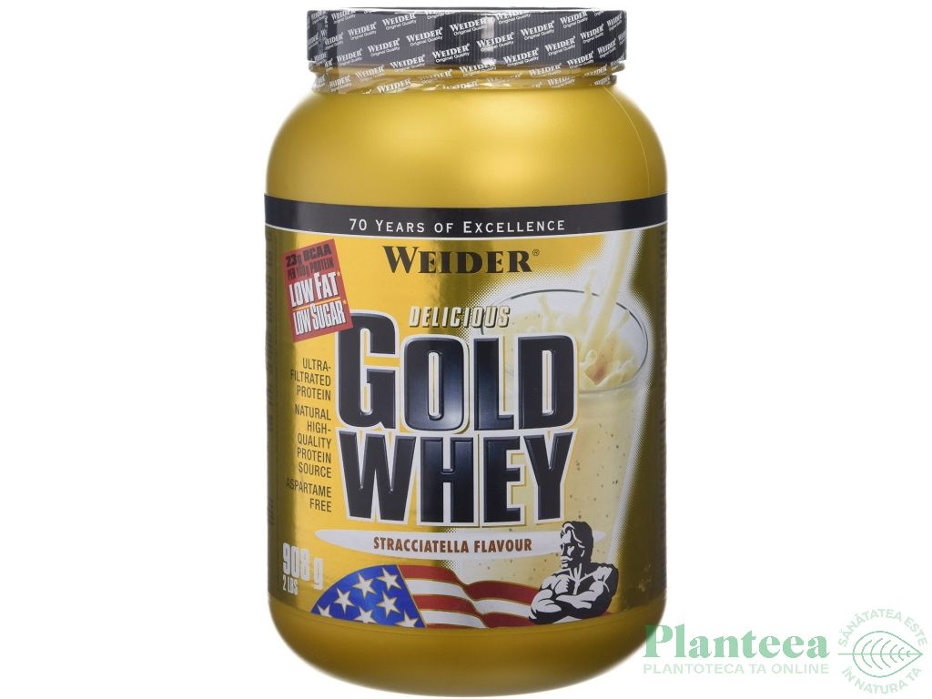 Pulbere proteica zer concentrat Gold stracciatella 908g - WEIDER