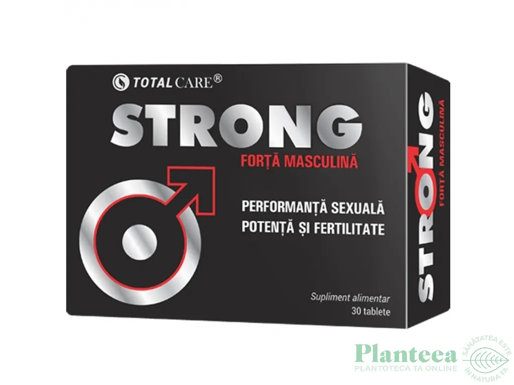 Strong [Forta masculina] 30cp - TOTAL CARE