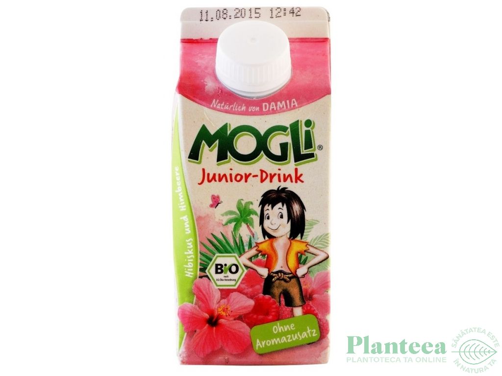 Suc hibiscus struguri zmeura Junior 330ml - MOGLI