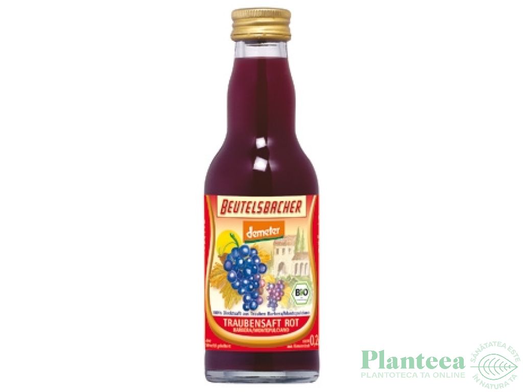 Suc struguri rosii 200ml - BEUTELSBACHER