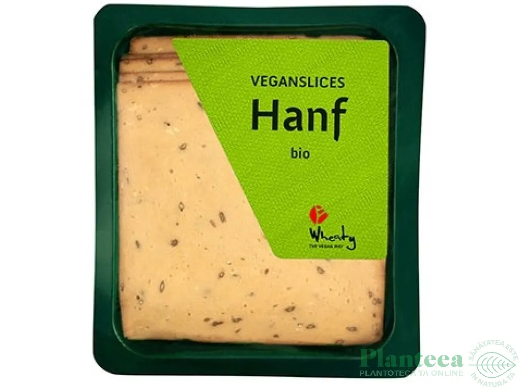 Sunca vegana canepa felii 100g - WHEATY