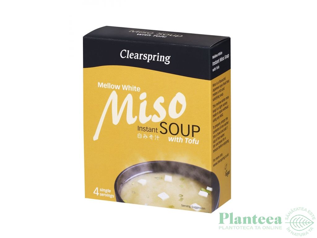 Supa instant miso alb tofu eco 8g - CLEARSPRING
