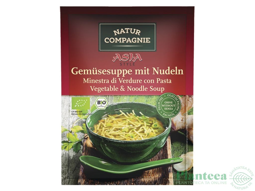 Supa legume taitei Asia bio 40g - NATUR COMPAGNIE