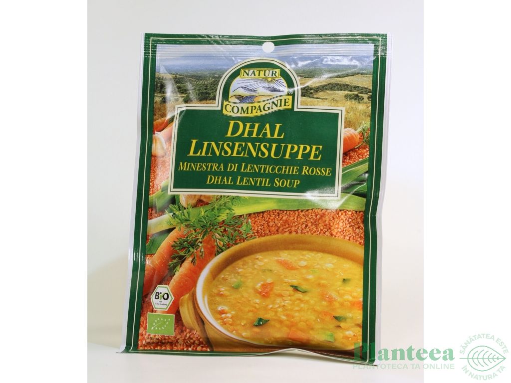 Supa linte rosie Dal bio 60g - NATUR COMPAGNIE