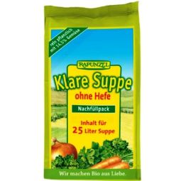 Baza supa vegetala clara fara drojdie eco 500g - RAPUNZEL