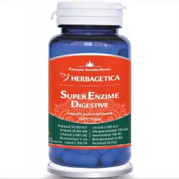 Super enzime digestive 30cps - HERBAGETICA