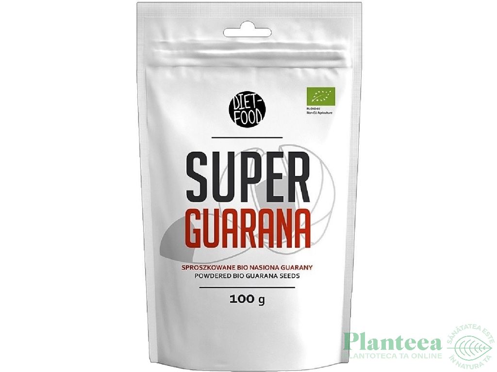 Pulbere guarana eco 100g - DIET FOOD