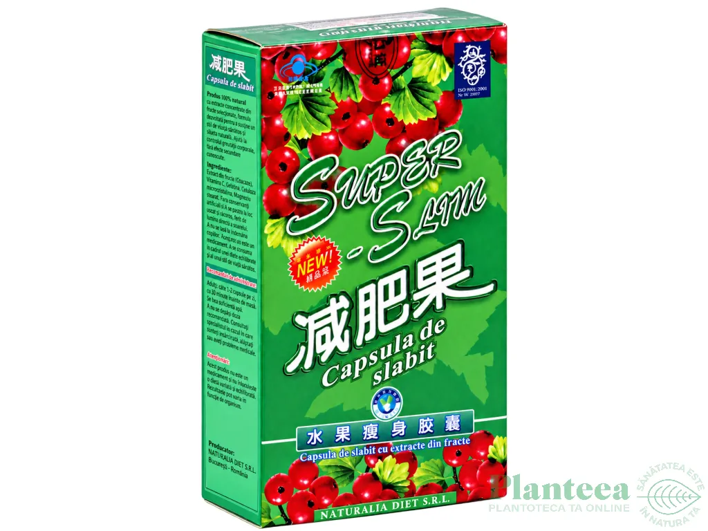 Capsula slabit Super Slim cutie 30cps - NATURALIA DIET