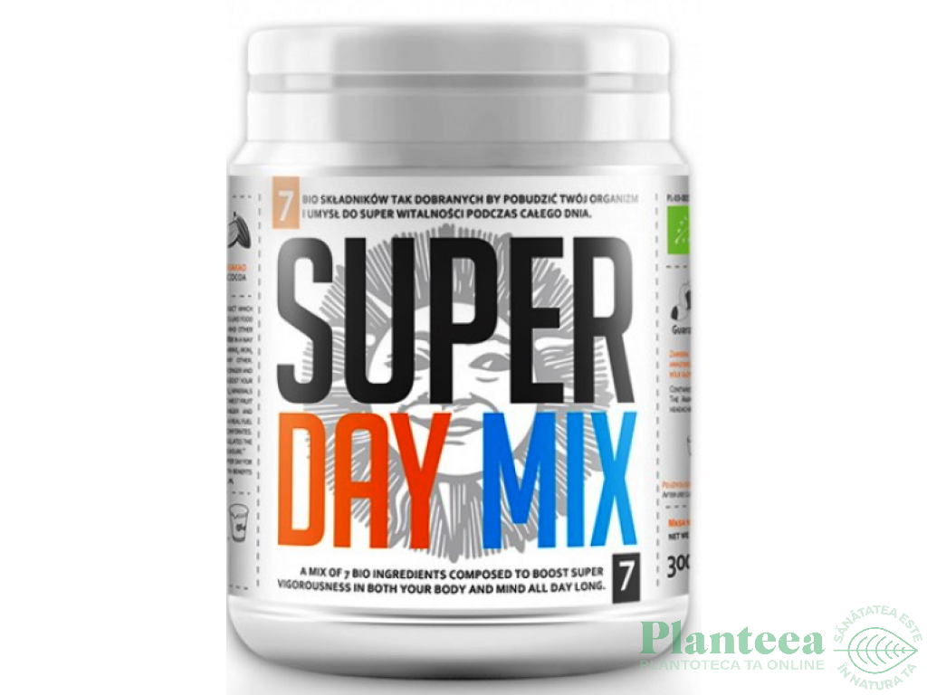 Pulbere mix7 Super Day eco 300g - DIET FOOD