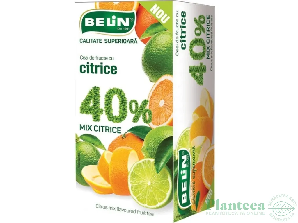 Ceai mix citrice 40% 20dz - BELIN