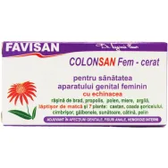 Supozitoare ColonSan Fem cerat echinaceea 7plante 12x1,9g - FAVISAN