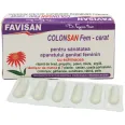 Supozitoare ColonSan Fem cerat echinaceea 7plante 12x1,9g - FAVISAN