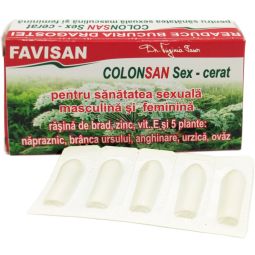Supozitoare ColonSan Sex cerat 10x1,9g - FAVISAN