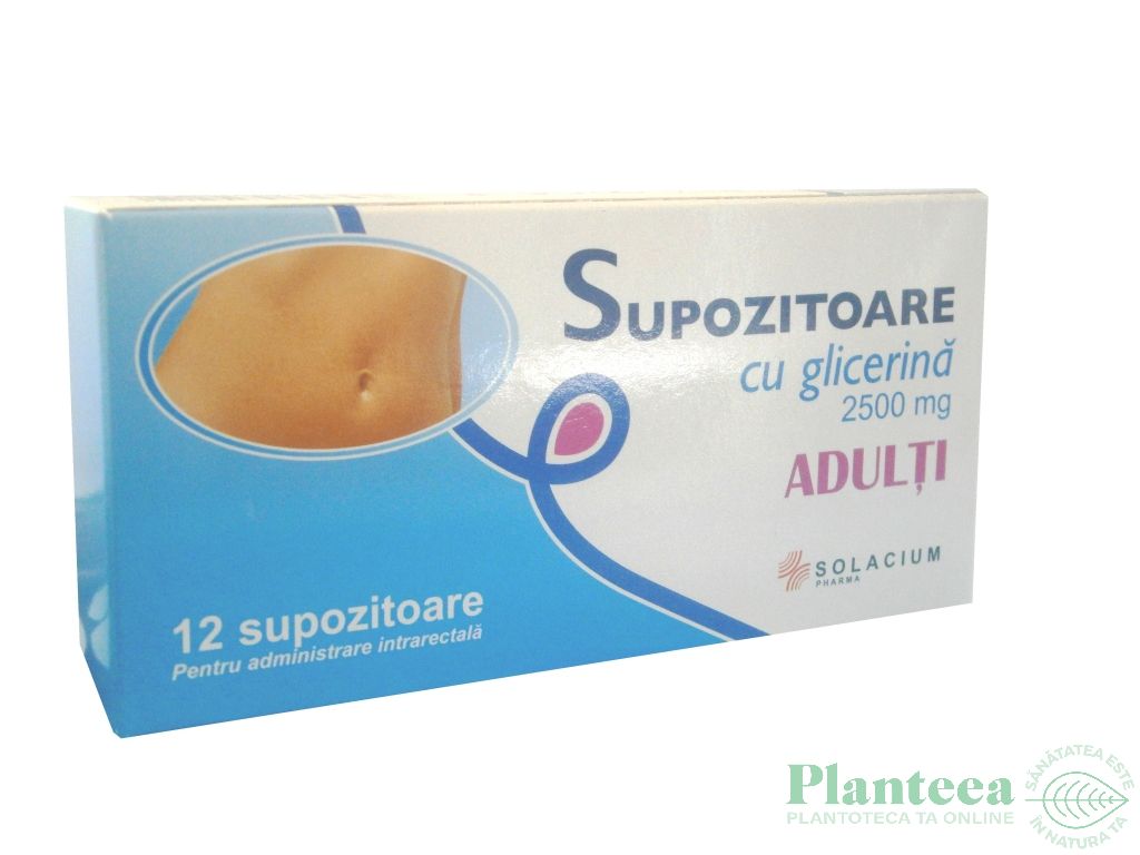 Supozitoare glicerina adulti 12b - SOLACIUM PHARMA