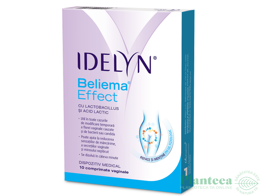 Supozitoare vaginale Beliema effect 10b - IDELYN