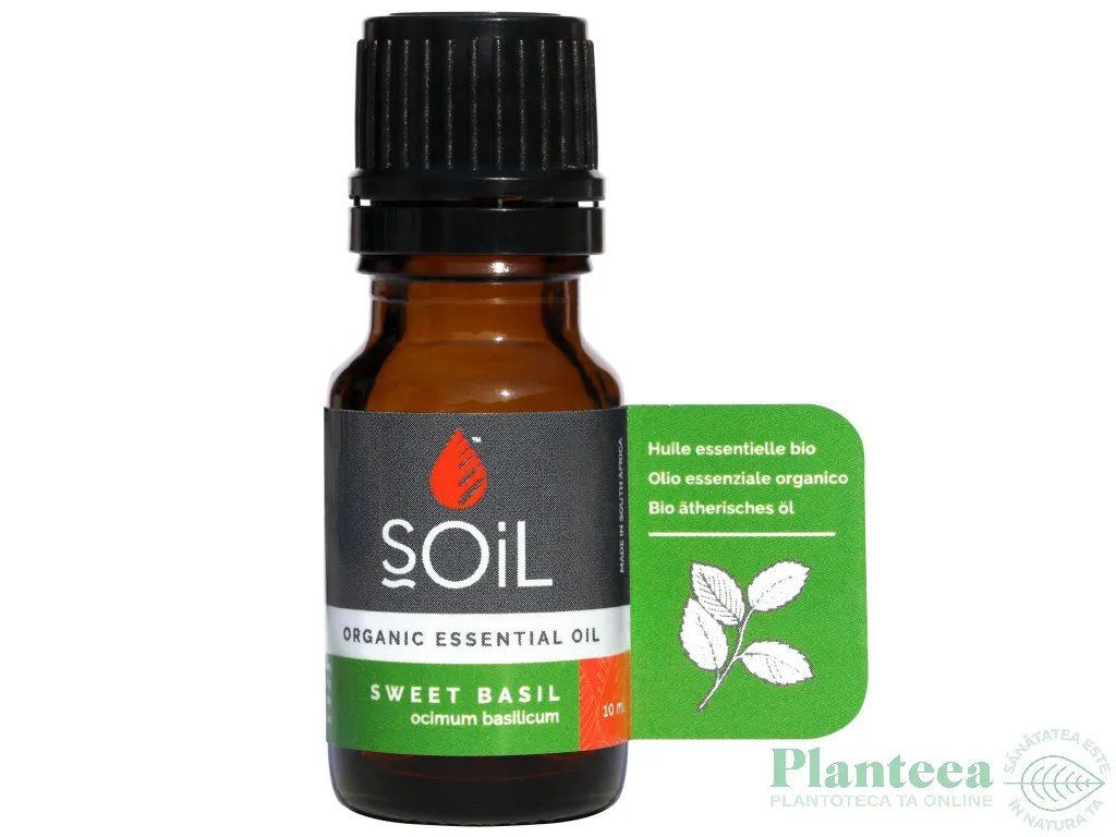 Ulei esential busuioc organic 10ml - SOiL