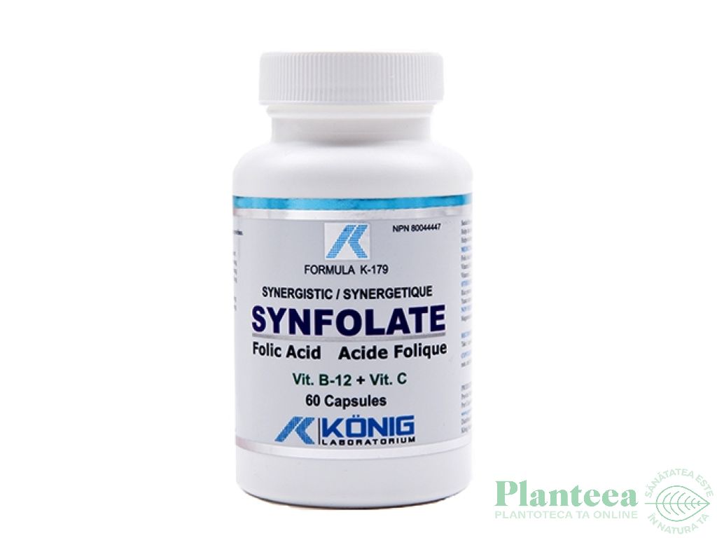 Synfolate [acid folic B12 C] 60cps - KONIG LABORATORIUM