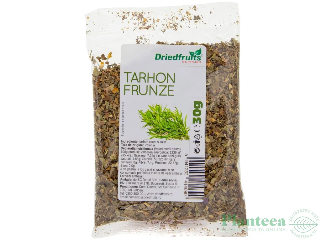 Condiment tarhon frunze 30g - DRIED FRUITS