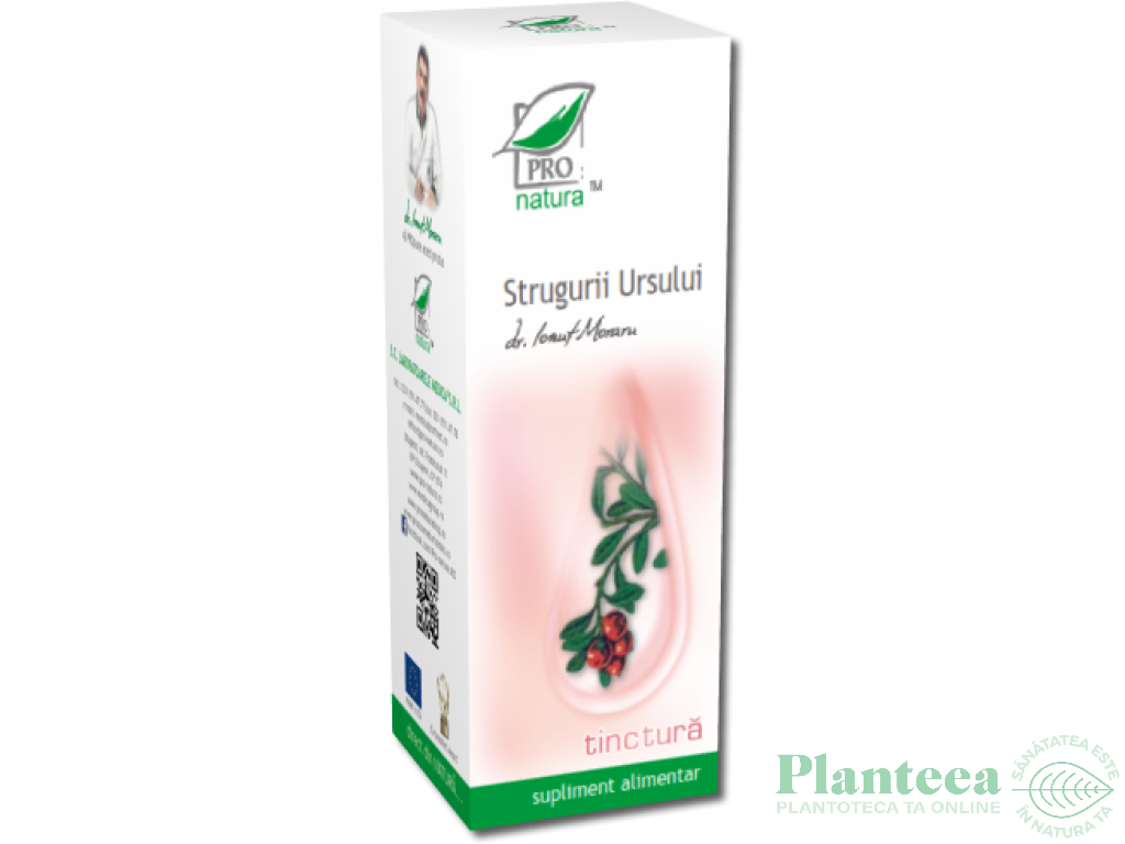 Tinctura strugurii ursului 50ml - MEDICA