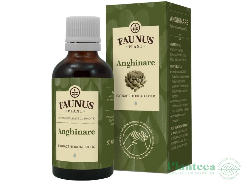 Tinctura anghinare 50ml - FAUNUS PLANT