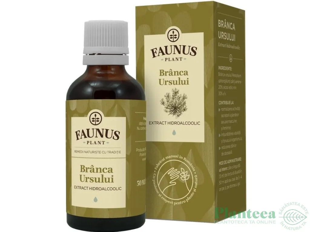Tinctura branca ursului 50ml - FAUNUS