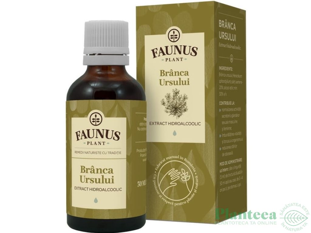 Tinctura branca ursului 50ml - FAUNUS PLANT