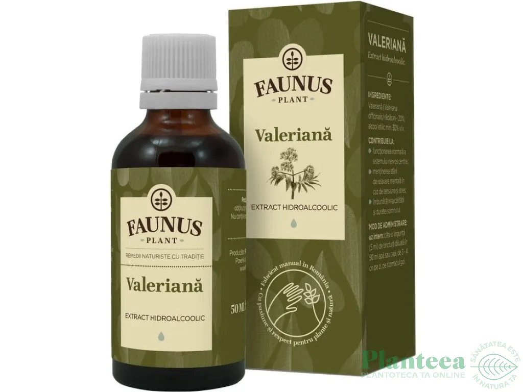 Tinctura valeriana 50ml - FAUNUS