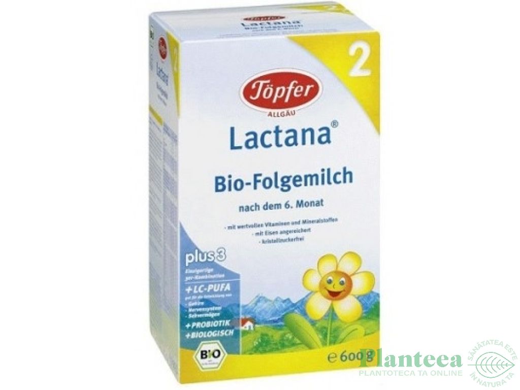 Lapte formula Lactana +6luni 600g - TOPFER