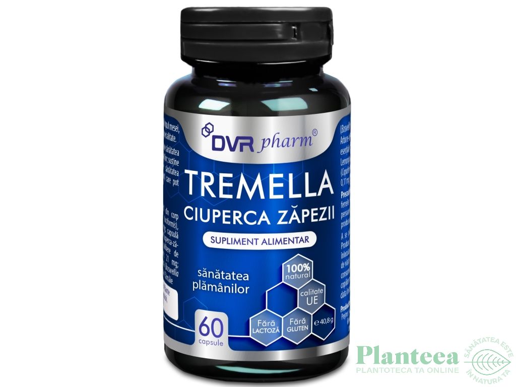 Tremella Ciuperca Zapezii 60cps - DVR PHARM