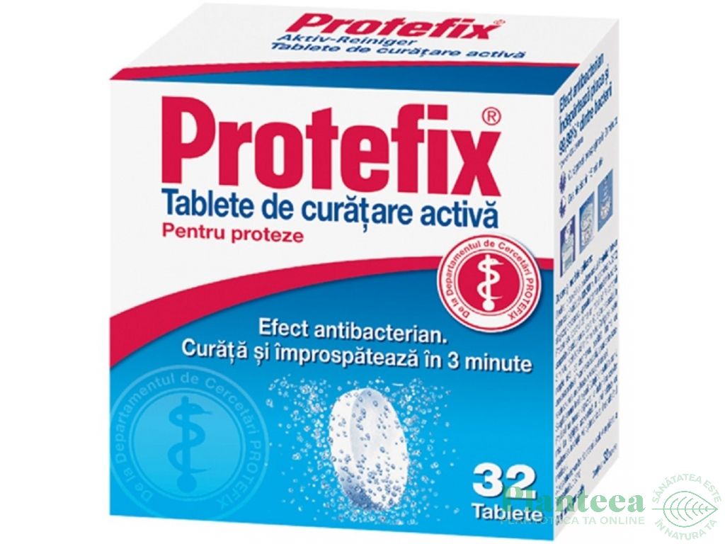 Tablete curatare activa proteza dentara 32b - PROTEFIX