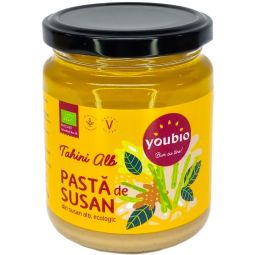 Pasta susan alb decojit Tahini eco 250g - YOUBIO