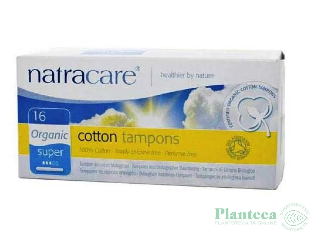 Tampoane cu aplicator super 16b - NATRACARE