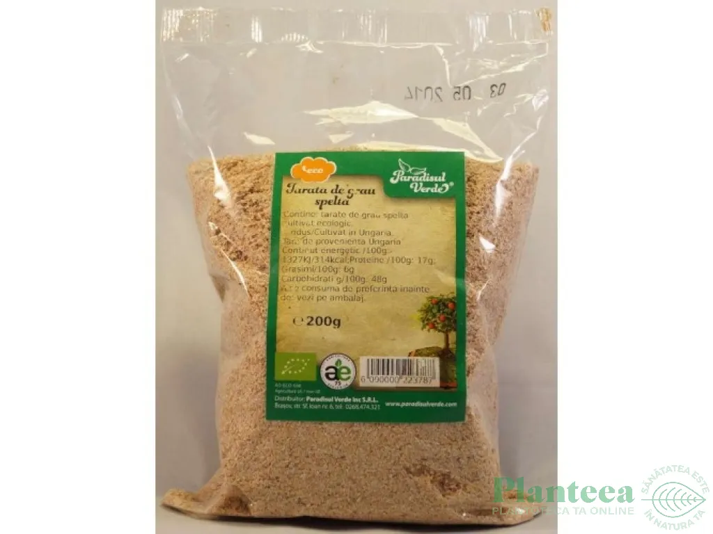 Tarate spelta eco 200g - PARADISUL VERDE