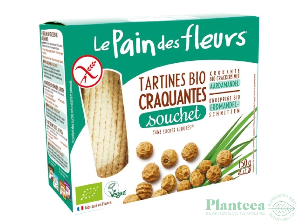 Tartine crocante orez alune tigrate eco 150g - LE PAIN DES FLEURS