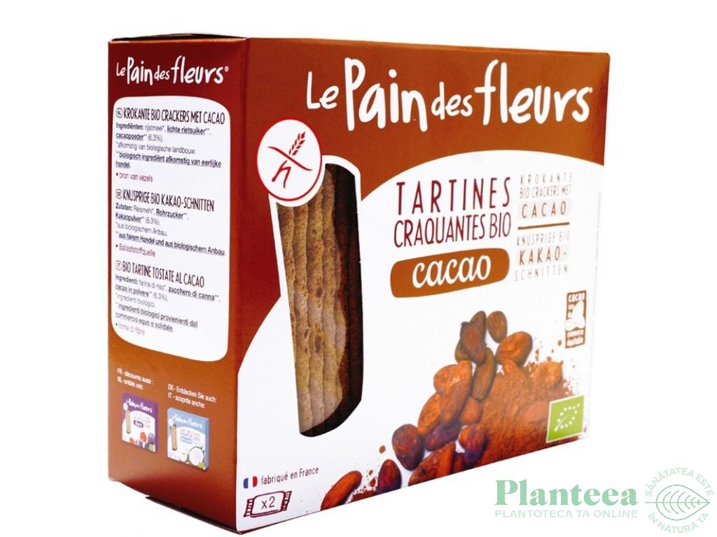 Tartine crocante orez cacao eco 160g - LE PAIN DES FLEURS