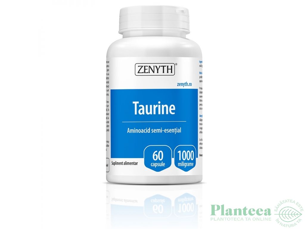 Taurine 1000mg 60cps - ZENYTH