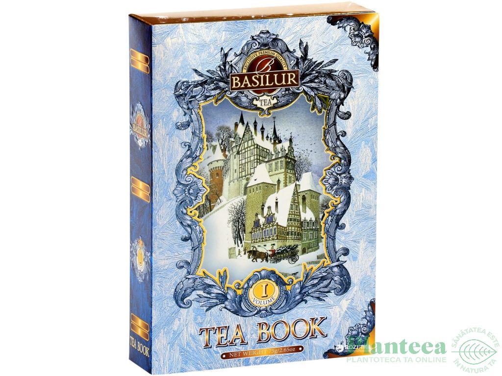Ceai negru ceylon Tea Book vol1 carte 75g - BASILUR