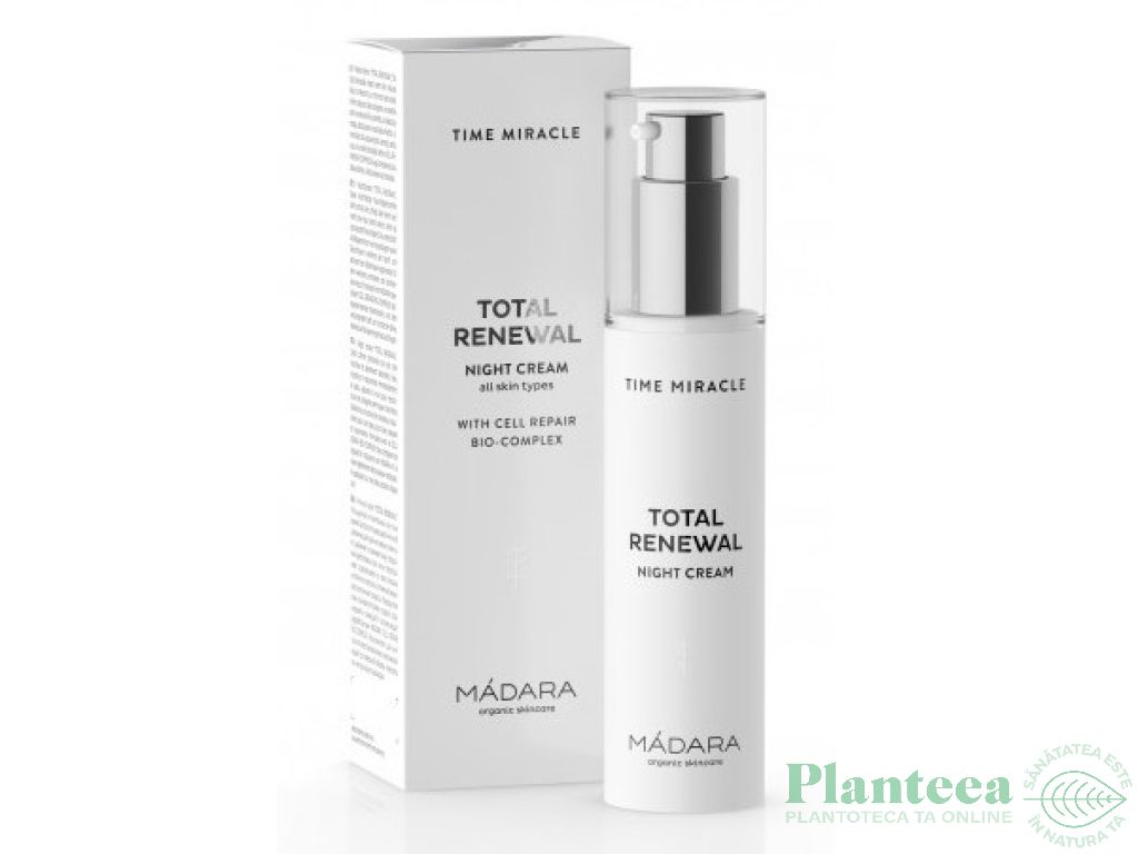 Crema noapte antirid Time Miracle Total Renewal 50ml - MADARA