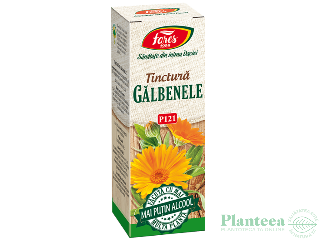 Tinctura galbenele 50ml - FARES