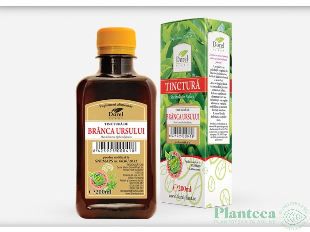 Tinctura branca ursului 200ml - DOREL PLANT